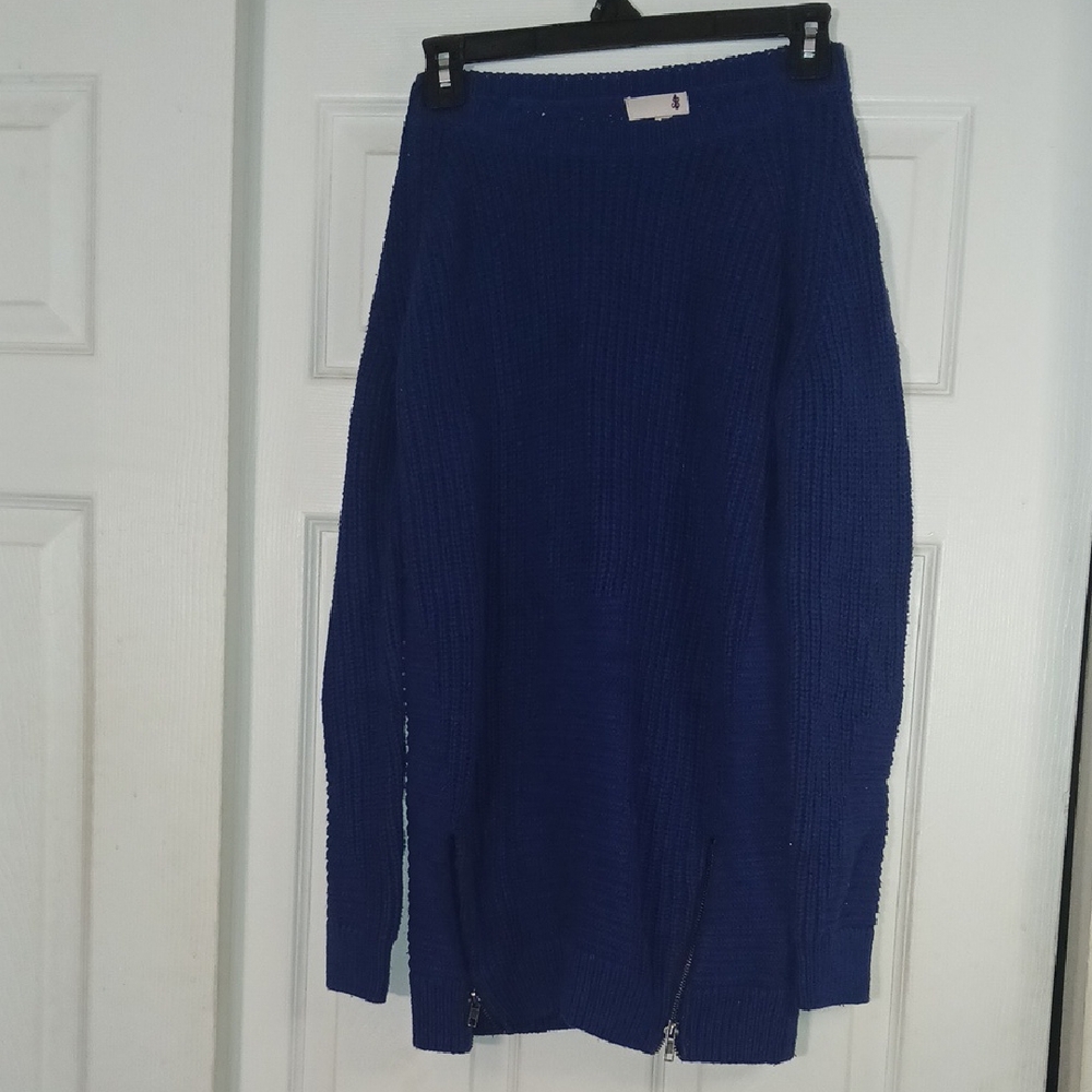 Blue Knit Sweater